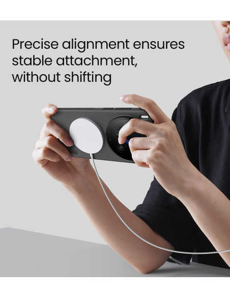 Nillkin Super Frosted PRO Magnetic Zadný Kryt pre Vivo X300 Ultra Transparent Black