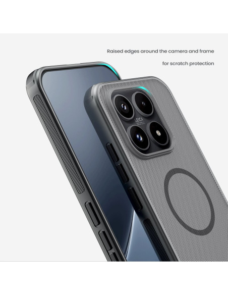 Nillkin Super Frosted PRO Magnetic Zadný Kryt pre Xiaomi 17 Transparent Black