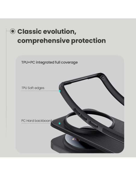Nillkin Super Frosted PRO Magnetic Zadný Kryt pre Xiaomi 17 Ultra Black