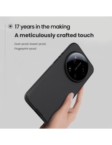 Nillkin Super Frosted PRO Magnetic Zadný Kryt pre Xiaomi 17 Ultra Black