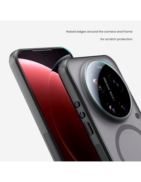 Nillkin Super Frosted PRO Magnetic Zadný Kryt pre Xiaomi 17 Ultra Transparent Black