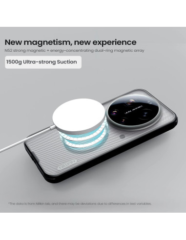Nillkin Super Frosted PRO Magnetic Zadný Kryt pre Xiaomi 17 Ultra Transparent Black