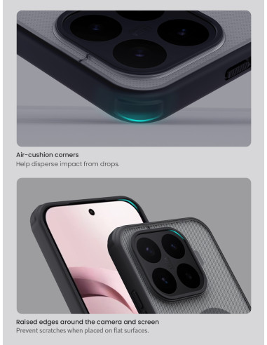 Nillkin Super Frosted PRO Magnetic Zadný Kryt pre Xiaomi 17T Black