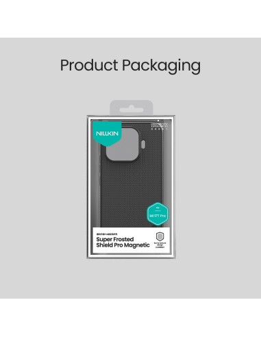 Nillkin Super Frosted PRO Magnetic Zadný Kryt pre Xiaomi 17T Pro Black