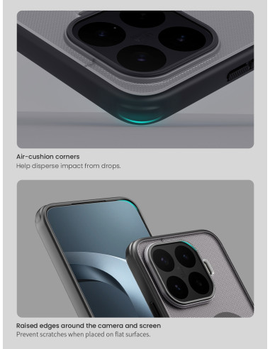 Nillkin Super Frosted PRO Magnetic Zadný Kryt pre Xiaomi 17T Pro Black