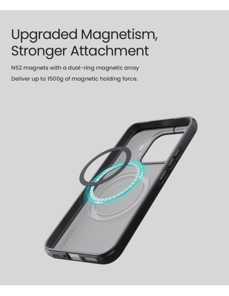 Nillkin Super Frosted PRO Magnetic Zadný Kryt pre Xiaomi 17T Pro Black