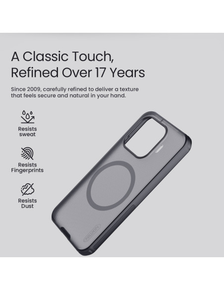 Nillkin Super Frosted PRO Magnetic Zadný Kryt pre Xiaomi 17T Transparent Black