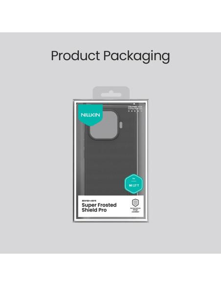 Nillkin Super Frosted PRO Zadný Kryt pre Xiaomi 17T Black
