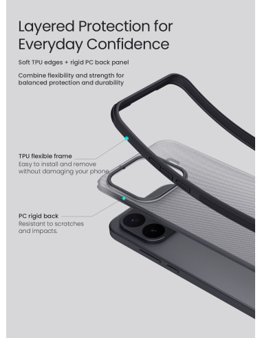 Nillkin Super Frosted PRO Zadný Kryt pre Xiaomi 17T Black