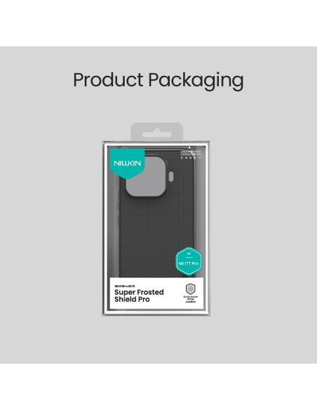 Nillkin Super Frosted PRO Zadný Kryt pre Xiaomi 17T Pro Black