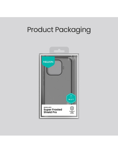 Nillkin Super Frosted PRO Zadný Kryt pre Xiaomi 17T Transparent Black