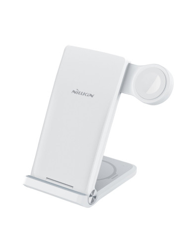 Nillkin PowerTrio 3v1 Bezdrôtová Nabíjačka pre Apple Watch White (MFI)