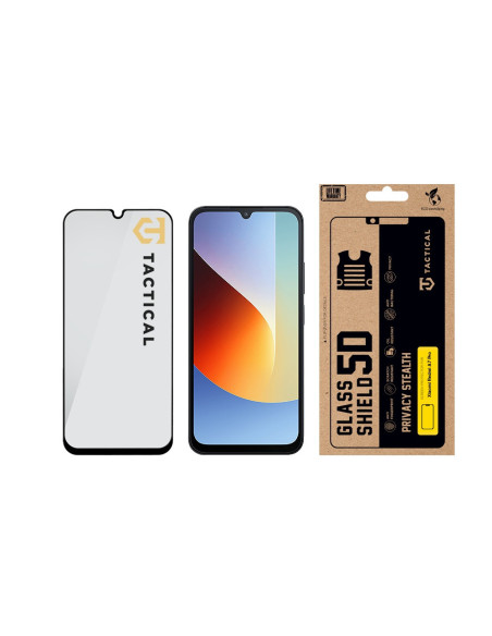 Tactical Glass Shield Privacy Stealth 5D sklo pre Xiaomi Redmi A7 Pro Black