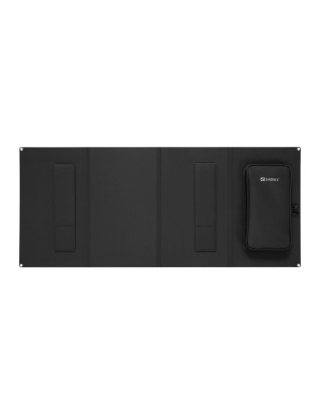 Sandberg Solar Charger 60W Lightweight, skladacia solárna nabíjačka, čierna