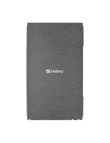Sandberg Solar Charger 30W USB/USB-C/DC, skladacia solárna nabíjačka, čierna