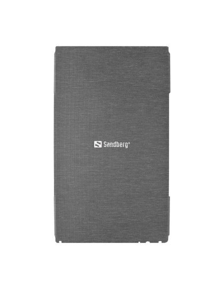 Sandberg Solar Charger 30W USB/USB-C/DC, skladacia solárna nabíjačka, čierna