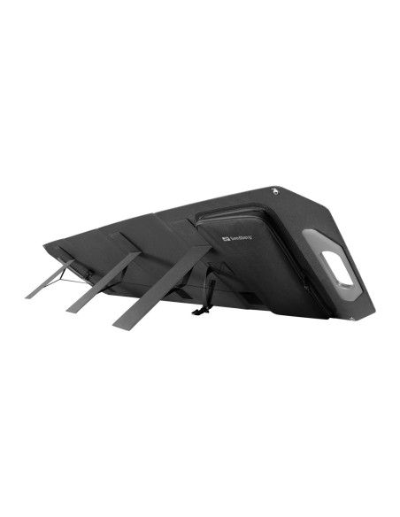 Sandberg Solar Charger 100W USB/USB-C/DC, skladacia solárna nabíjačka, čierna