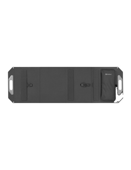 Sandberg Solar Charger 100W USB/USB-C/DC, skladacia solárna nabíjačka, čierna