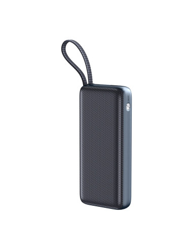 Sandberg All-in1 Powerbank 20000 mAh PD 67W, powerbanka s integrovaným USB-C káblom, čierna