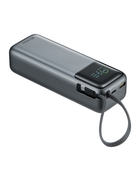Sandberg All-in1 Powerbank 20000 mAh PD 130W, powerbanka s USB-C káblom, čierna