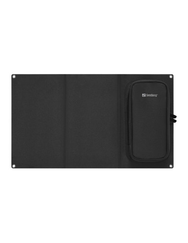 Sandberg SolarPanel 22W Powerbank 10000 mAh, solárna powerbanka, čierna