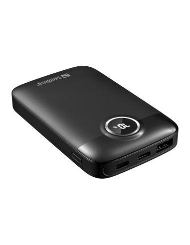 Sandberg SemiSolidState Powerbank 5000 mAh PD20W, kompaktná powerbanka, čierna