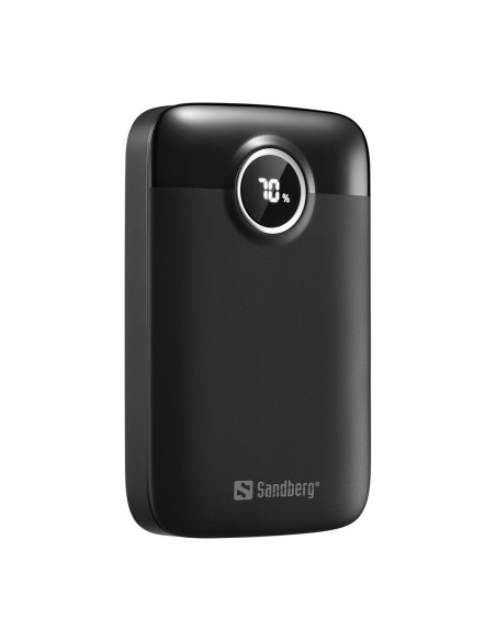 Sandberg SemiSolidState Powerbank 5000 mAh PD20W, kompaktná powerbanka, čierna