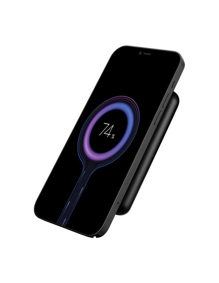 Sandberg SemiSolidState Magnet Powerbank 10000 mAh PD20W, magnetická powerbanka, čierna