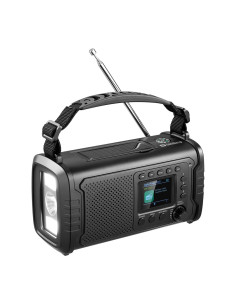 Sandberg Survivor DAB Radio All-in-1 20000 mAh, outdoorové rádio, BT reproduktor, powerbanka, čierna