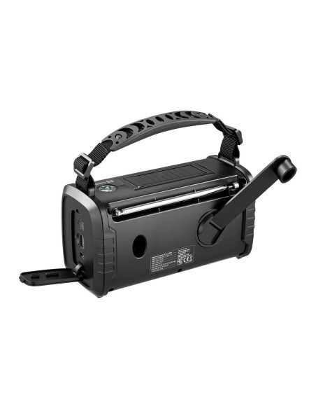 Sandberg Survivor DAB Radio All-in-1 20000 mAh, outdoorové rádio, BT reproduktor, powerbanka, čierna