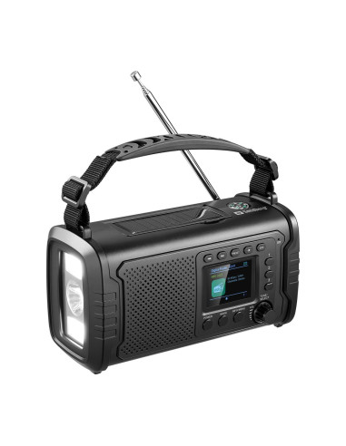 Sandberg Survivor DAB Radio All-in-1 20000 mAh, outdoorové rádio, BT reproduktor, powerbanka, čierna