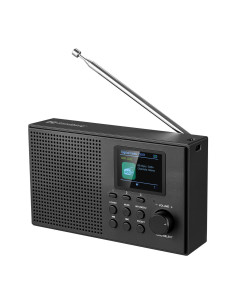 Sandberg Speaker Radio DAB+BT Recharge, prenosné DAB+/FM rádio s Bluetooth, čierna