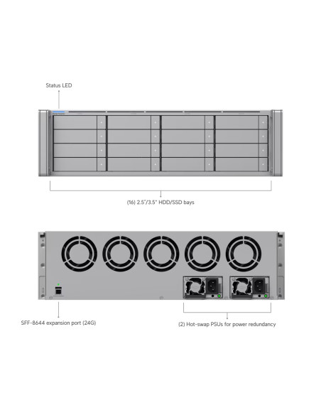 Ubiquiti UACC-ESE-16 - UniFi Enterprise Storage Expansion