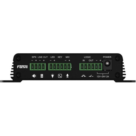 Fanvil PA2S SIP interkom a paging brána, 2xSIP, speaker rozhr., miker/Line in, skrat. in/out rozhr