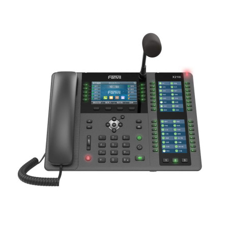 Fanvil X210i SIP pagingová konzola, 4.3" bar. disp.+2 prid. disp., 20 SIP, 106 DSS, ext. miker, 2xGbit