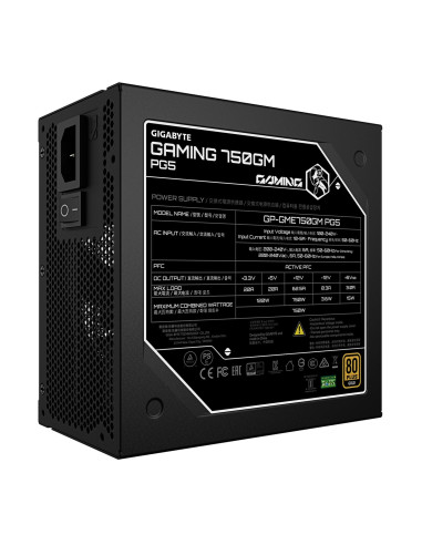 GIGABYTE GAMING 750W 80PLUS Gold Modular