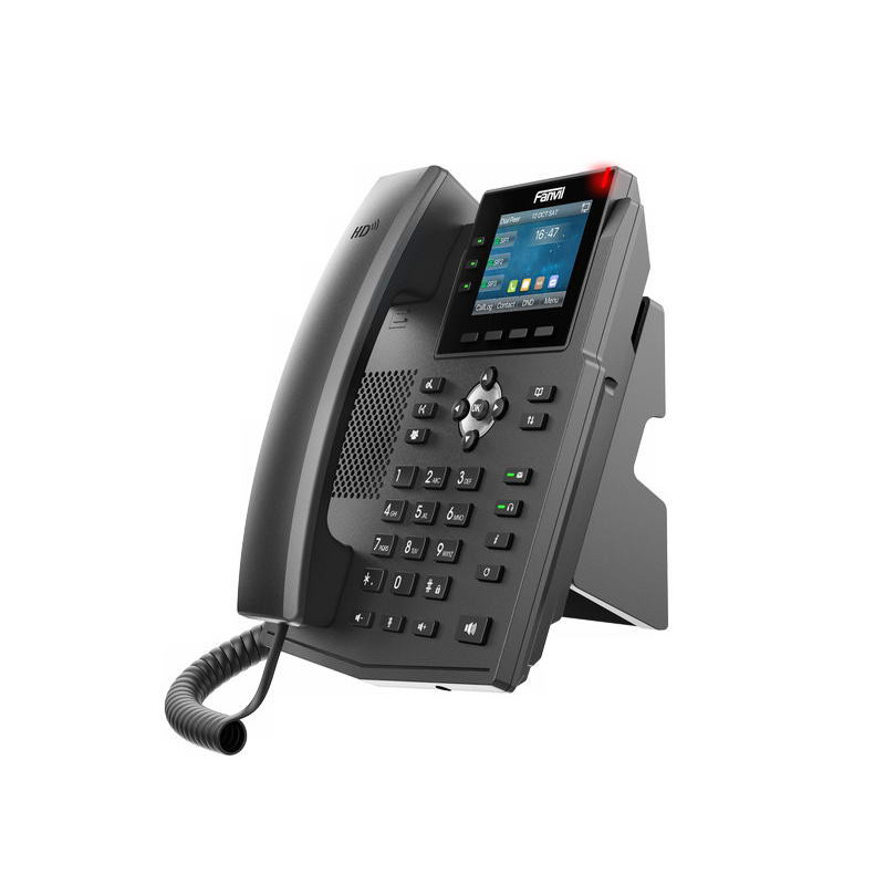 Fanvil X3U Pro SIP telefón 2,8" bar.disp., 6SIP, 3link.tl., dual Gbit, PoE