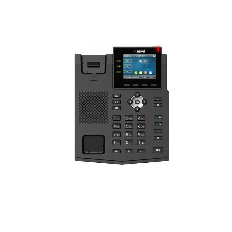 Fanvil X3U Pro SIP telefón 2,8" bar.disp., 6SIP, 3link.tl., dual Gbit, PoE