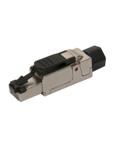 Konektor MPTL RJ45 CAT6A STP samorezný SXRJ45-6A-STP-BK-SA-N