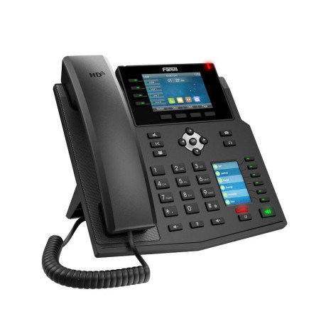 Fanvil X5U SIP telefón, 3,5" bar.disp. + 2,4" disp., 16SIP, 4link.tl., 30DSS hr., BT, dual Gbit