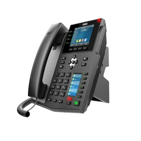 Fanvil X5U SIP telefón, 3,5" bar.disp. + 2,4" disp., 16SIP, 4link.tl., 30DSS hr., BT, dual Gbit