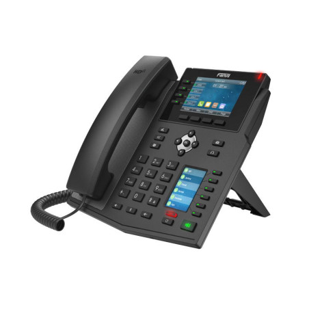 Fanvil X5U SIP telefón, 3,5" bar.disp. + 2,4" disp., 16SIP, 4link.tl., 30DSS hr., BT, dual Gbit