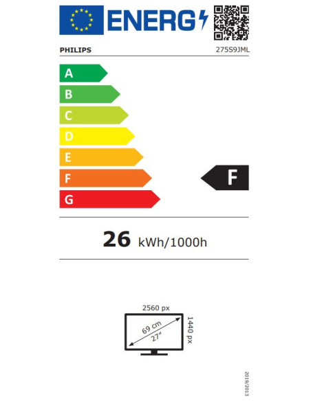 Philips/275S9JML/27"/VA/QHD/75Hz/4ms/Black/3R