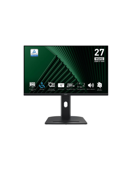 MSI Pro/MP275QPG/27"/IPS/QHD/100Hz/1ms/Black/2R
