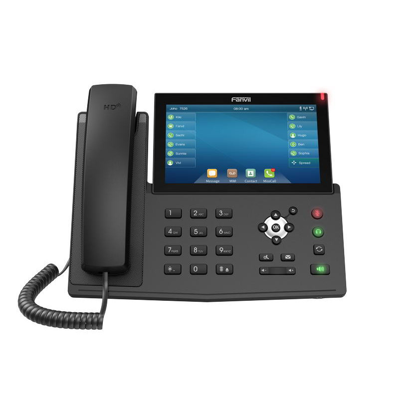 Fanvil X7 SIP telefón, 7"bar.dotyk.displ., 20 SIP účt, 127 DSS hr.,BT, USB