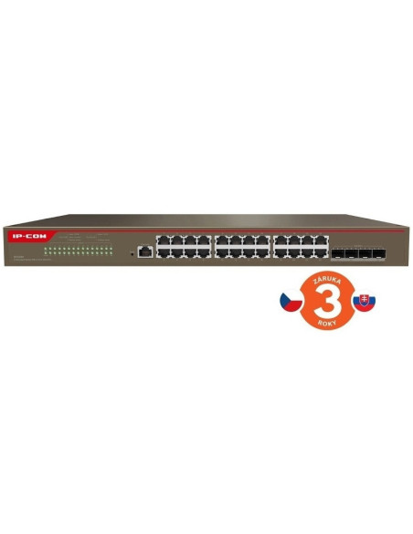 Tenda IP-COM G5328X Cloud L3 Managed 10G Switch, 24x 1GB RJ45, 4x 10G SFP+, Rackmonut