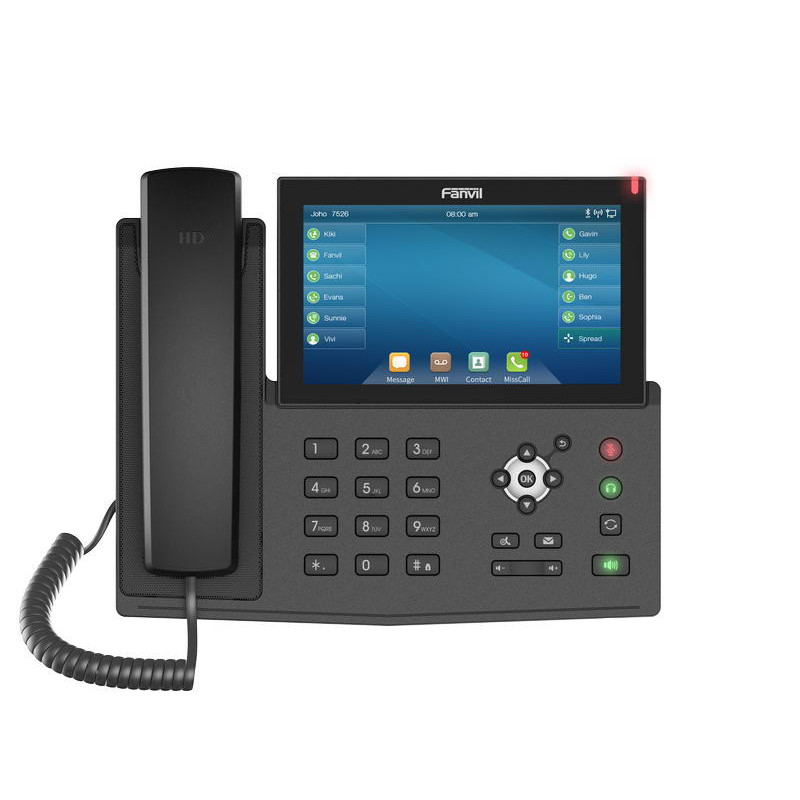Fanvil X7 SIP telefón, 7"bar.dotyk.displ., 20 SIP účt, 127 DSS hr.,BT, USB