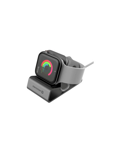 SW HLINÍKOVÝ STOJANČEK PRO iWATCH ŠEDÝ