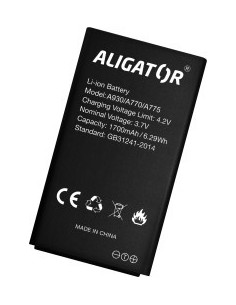 ALIGATOR batéria A930/A770/A775/D860 1700mAh origi