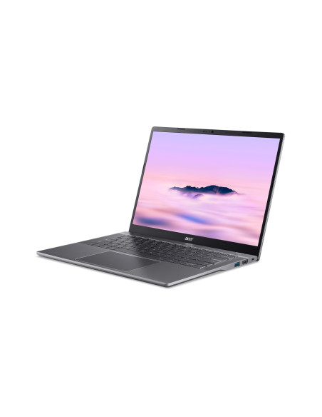Acer Chromebook Plus 514/CB514-5HT-503H/5-120U/14"/WUXGA/T/16GB/256GB SSD/UHD/Chrome/Gray/2R